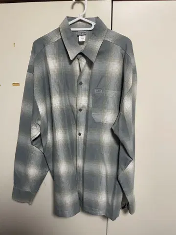 Coyote 체크 무늬 긴팔 셔츠 XL