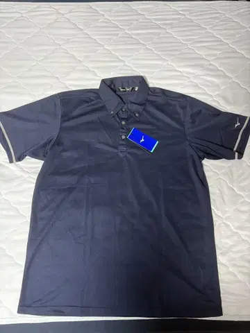 Mizuno 골프 피케 셔츠 2XL 네이비