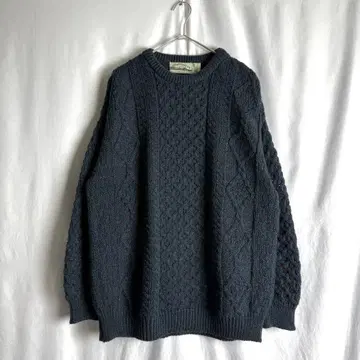 아일랜드 제 90년대 아란크래프트 아란 니트 스웨터 2XL