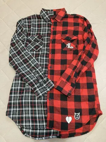 LiSA 체크 셔츠 FREE SIZE