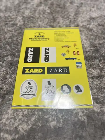 새상품 ZARD 35주년 기념 사진전 한정판 스티커 시트