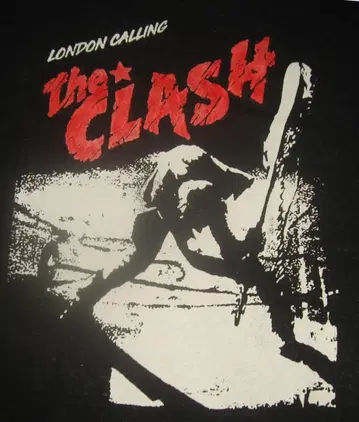 THE CLASH 크러쉬 미사용 긴팔 티셔츠 큰 사이즈 L 면 100%