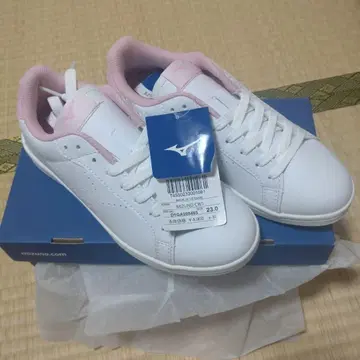 Mizuno 스니커즈 화이트/핑크 23.0cm 간호화