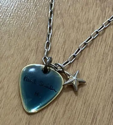 인기 모델] 폴 스미스 기타 피크 목걸이 스타 블루 파랑