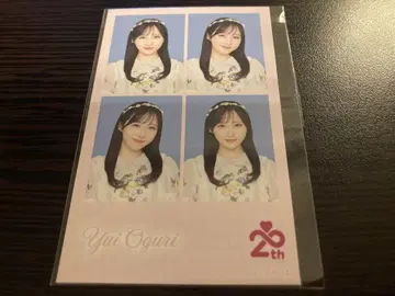 오구리 유이 AKB48 덤 상 증명 사진풍 포토 카드 스크래치