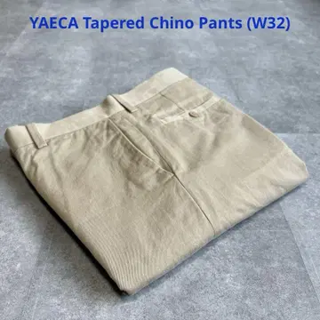 YAECA 야에카 치노 팬츠 테이퍼드 W32 베이직 스탠다드