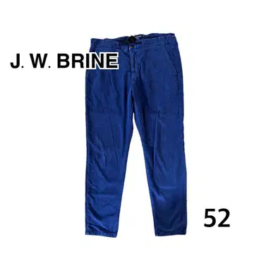 J.W.BRINE 제이더블유브라인 블루 코듀로이 팬츠