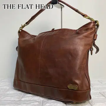 THE FLAT HEAD 숄더백 숄더백 브라운 가죽 천연 가죽