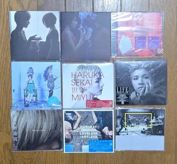 하루카토미유키 CD 9장 세트 초회 한정판 포함