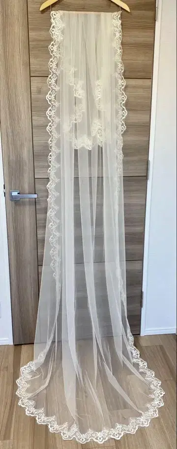 롱 웨딩 베일
