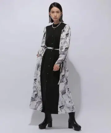 HARE 2WAY 가라 절개 원피스