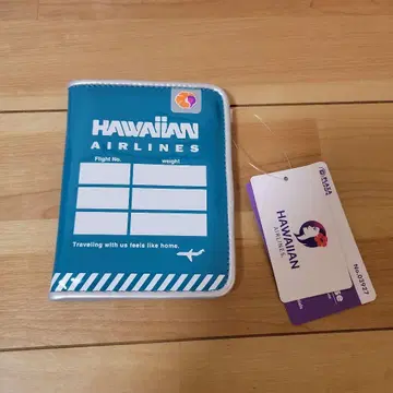 Hawaiian 여권 케이스 하와이안 항공 PLAZA 콜라보 완판