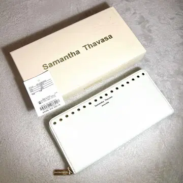 새상품 Samantha Thavasa 사만다 타바사 화이트 장지갑