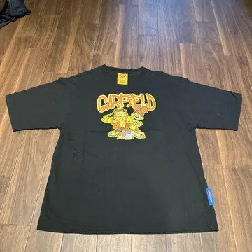 SQNZ Garfield 티셔츠 M 사이즈 블랙