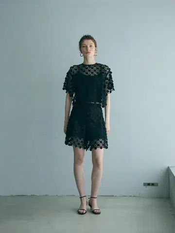 cygne 레이스 숏 팬츠 Sylvan0 사이즈