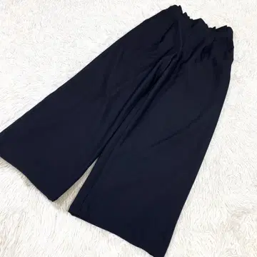 로페피크닉 와이드 팬츠 이지 팬츠 블랙 38 사이즈