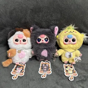 babythree 개 고양이 시리즈 봉제 인형 3개 세트