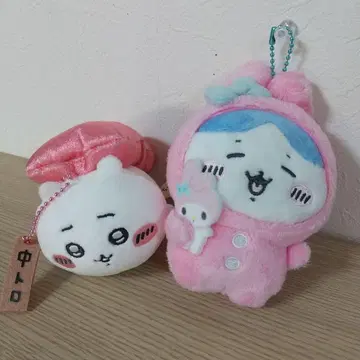 치이카와 산리오 콜라보 마이멜로디 하치와레 마스코트 나카토로 세트