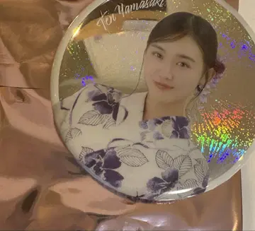 사쿠라자카46 야마자키 텐 캔뱃지 2025년 유카타 의상 레어 반짝반짝