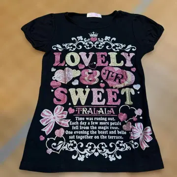 TRALALA 트랄라라 반팔 티셔츠 블랙