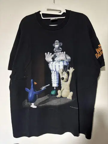 월레스와 그루미트 티셔츠 90s