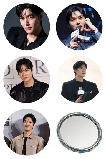 이민호 핸드 미러 5종 핸드 미러 한국 드라마 굿즈 컴팩트 미러