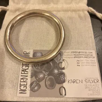 NGERN PAGERYOR 실버 뱅글 KARENSILVER