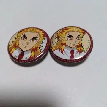 귀멸의 칼날 ufotable 카페 귀멸 학원 캔뱃지 렌고쿠 쿄쥬로