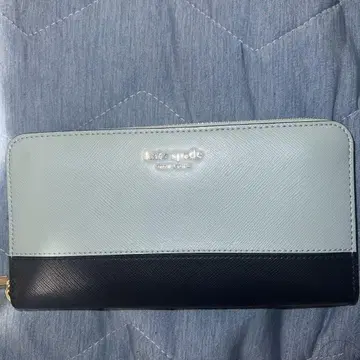 kate spade 장지갑 스카이블루 네이비 컬러 색스 네이비