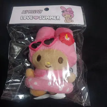 산리오 sanrio 마이멜로디 봉제 인형 한국 올리브영 일광화상 키링