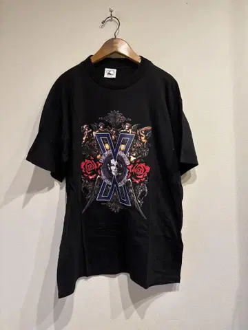 XJAPAN 1991년 투어 라이브 티셔츠 빈티지