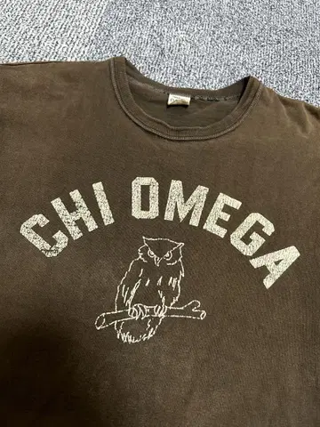 좋은 페이드 웨어하우스 CHI 오메가 티셔츠 아메카지