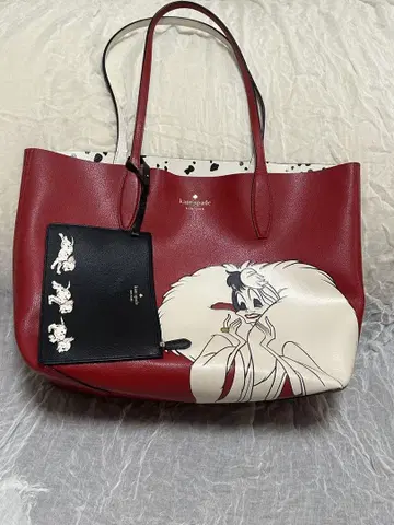 kate spade 크루엘라 토트백 파우치 포함