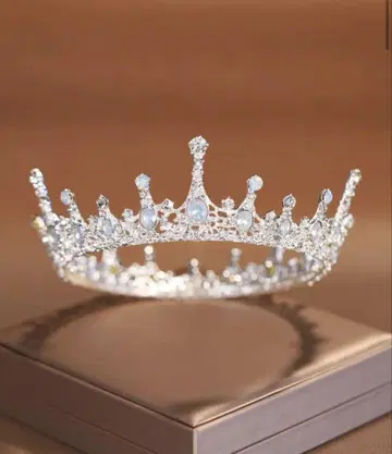 실버 크라운 웨딩 티아라 브라이덜 주얼리