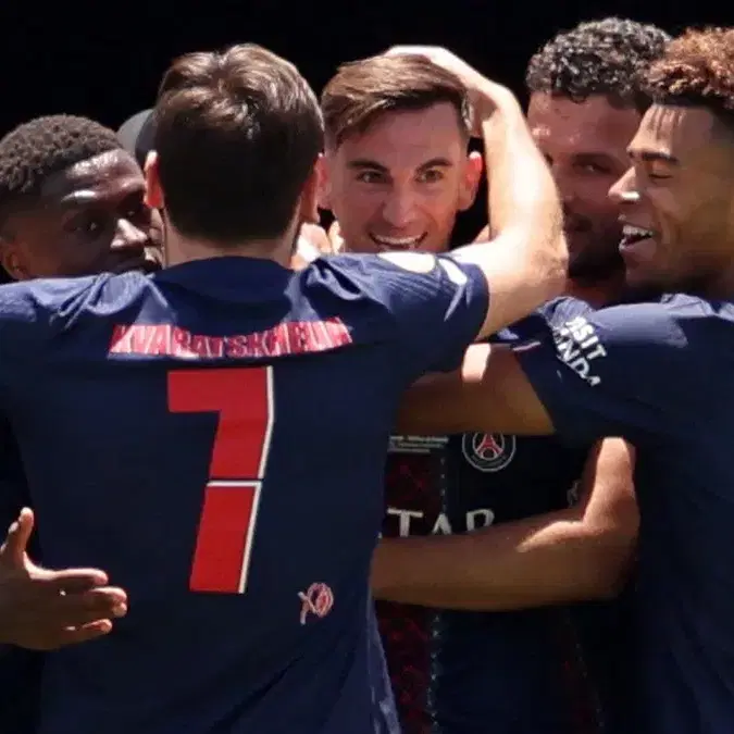 New product) 25-26 Paris Saint-Germain Home No.7 Khvicha
