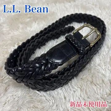 L.L.Bean 엘엘빈 남성용 천연 가죽 벨트 메쉬 벨트