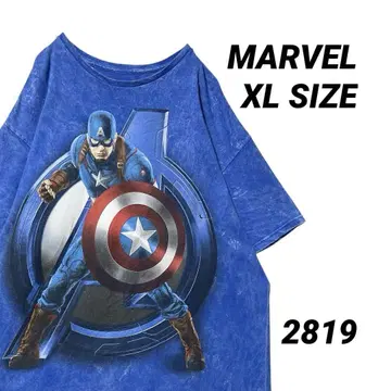 MARVEL 마블 캡틴 아메리카 캐릭터 티셔츠 XL