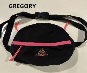 GREGORY 그레고리 바디백 힙색 블랙 핑크