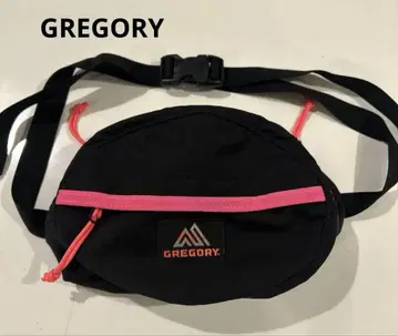 GREGORY 그레고리 바디백 힙색 블랙 핑크