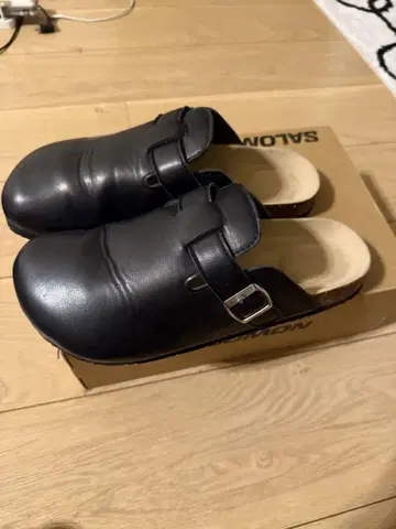 BIRKENSTOCK 버켄스탁풍 가죽 사보 샌들
