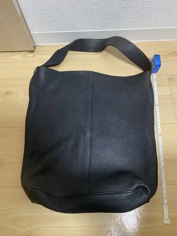 ITTI 블랙 가죽 토트백