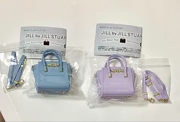 JILLSTUART 미니 비쥬 로얄 토트 키링 퍼플 블루