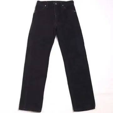 90s Wrangler 랭글러 후 염색 블랙 데님 스트레이트 블랙