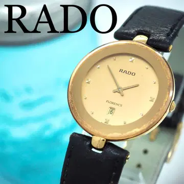 523 RADO 시계 Florence 남성용 골드 빈티지 워치