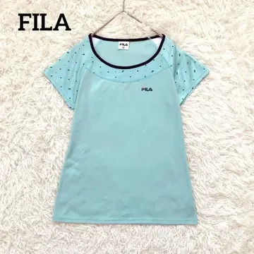 휠라(FILA) 반팔 티셔츠(S) 스포츠 웨어 스톤 포함 민트 그린