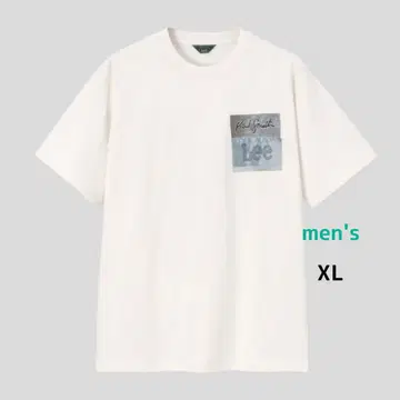 미사용 폴스미스 + Lee 로고 티셔츠 반팔 XL 화이트