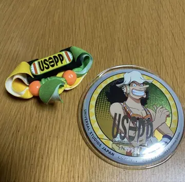 원피스 USJ 2025 캔뱃지 팔찌 우솝 세트