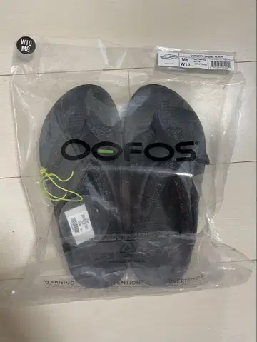 OOFOS ooriginal 26cm 전후 블랙 우포스 샌들