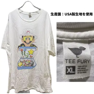 'TEE FURY (티 퓨리)' 마리오 패러디 티셔츠
