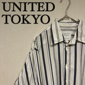 UNITED TOKYO 스트라이프 오버 실루엣 셔츠